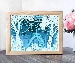 shadow box paper craft