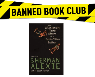 Banned Book Club Logo & Book Cover