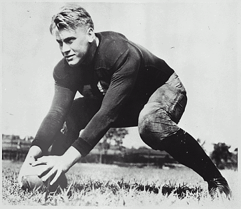 Gerald Ford Playing Football at U of M