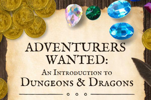 A social media post for the Introduction to Dungeons & Dragons program.