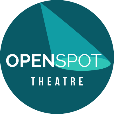 OpenSpot Theatre logo in a circle